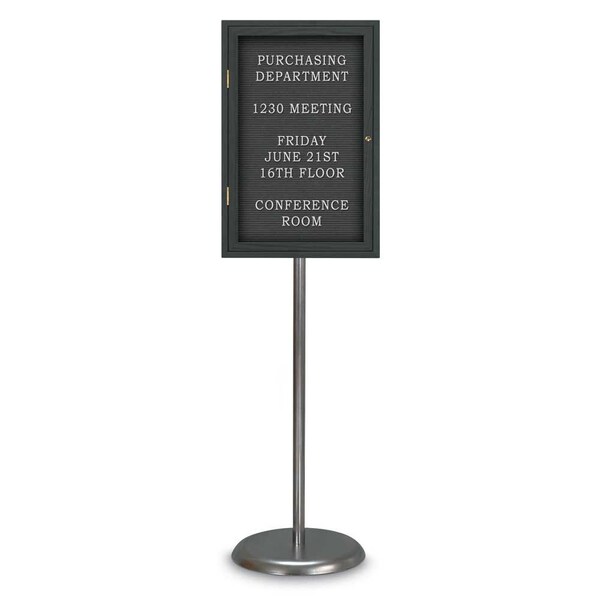 Corkboard, Triple Door, Radius Frame, 72x48", Satin/Surf